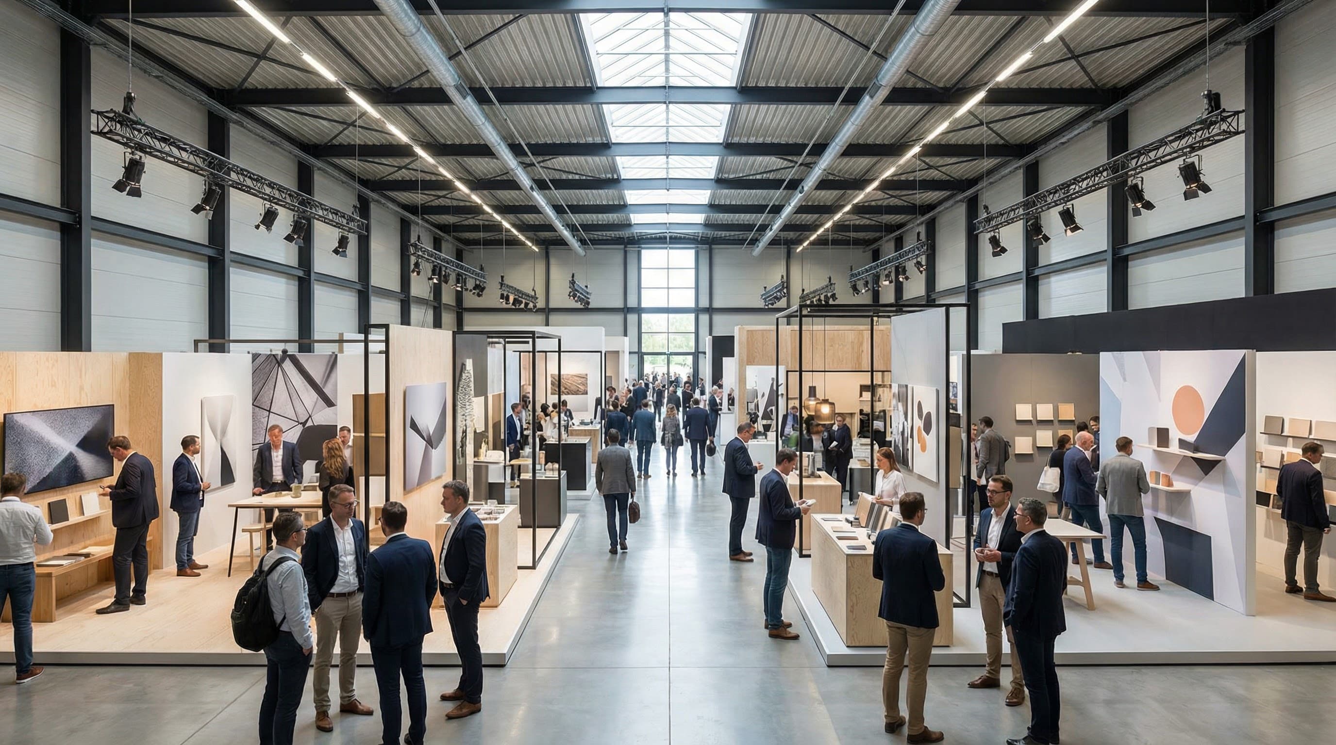 展示会会場の様子